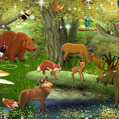 (在神秘的森林王国里发生的故事:三年级作文300字左右)在神秘的森林王国里发生的故事：三年级作文300字。