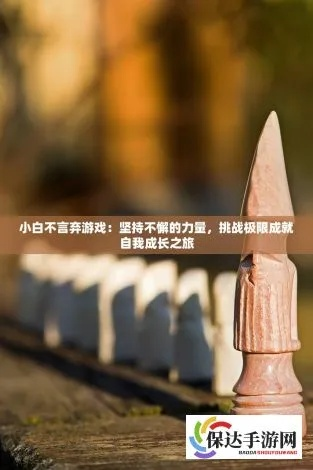 小白不言弃激活码：挑战极限，拒绝放弃，终将获得荣耀的秘密路径揭示