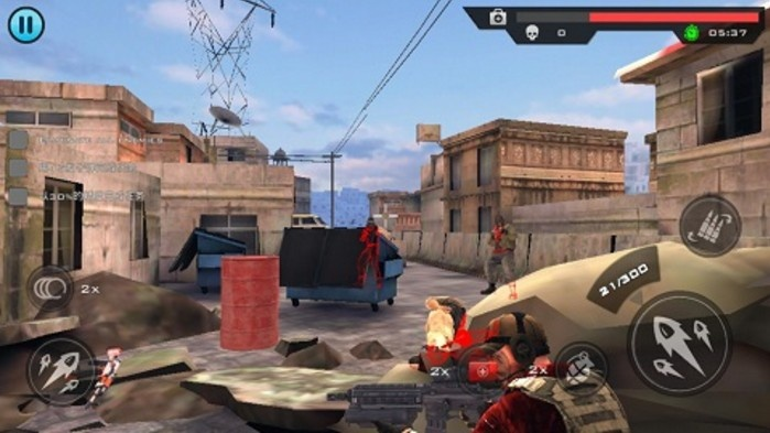 (战地射击模拟)探战地：暴力射击场景，真实还原的手机游戏体验