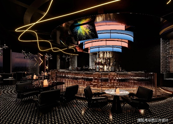 KTV效果图：打造别具风格的时尚夜店设计，让您体验绚丽繁华的音乐之夜