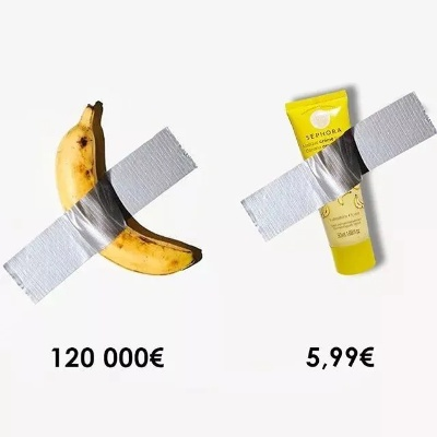 用胶带贴香蕉,如何创意发掘艺术价值,瞬间拍出百万美元的惊人故事! 用胶带贴香蕉,如何创意发掘艺术价值,瞬间拍出百万美元的惊人故事!